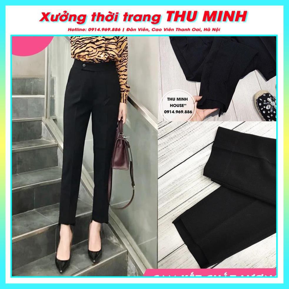 [GIÁ XƯỞNG] Quần baggy, quần tây nữ BIG SIZE. Quần gấu lệch vải tuyết mưa đẹp | BigBuy360 - bigbuy360.vn