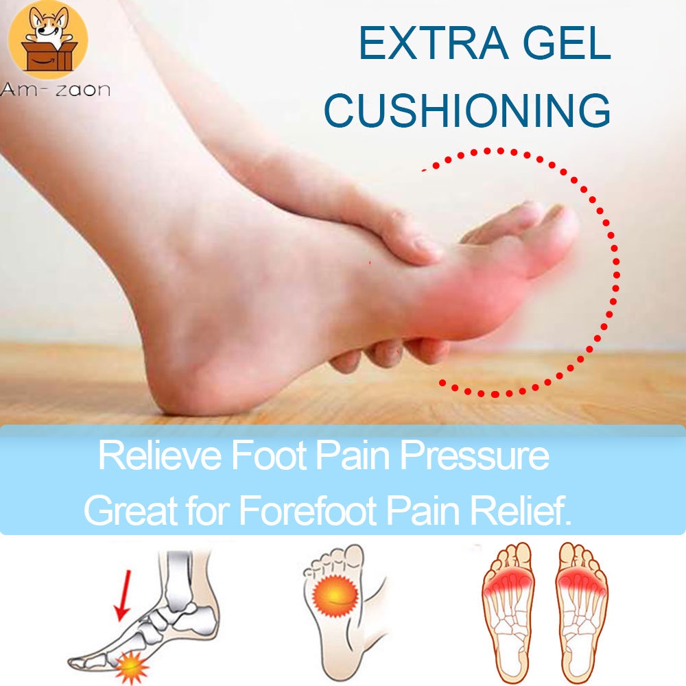 Set 2 Miếng Lót Ngón Chân Bằng Silicon Mềm Chống Trượt Có Thể Tái Sử Dụng