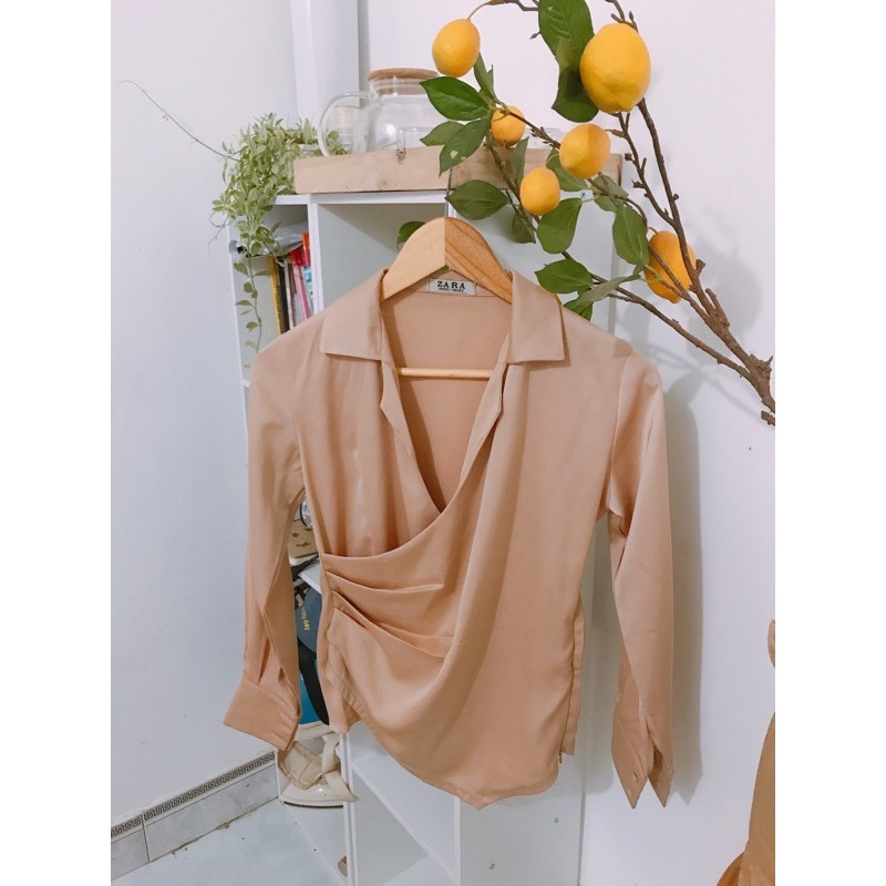 Áo sơ mi màu da chất đẹp