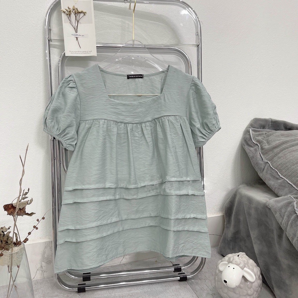 Áo bầu công sở chất mềm mát, áo bầu thời trang