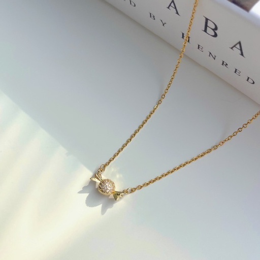 Vòng cổ Bằng Thép Titan Màu Kẹo Thời Trang Sang Trọng Cho Nữ