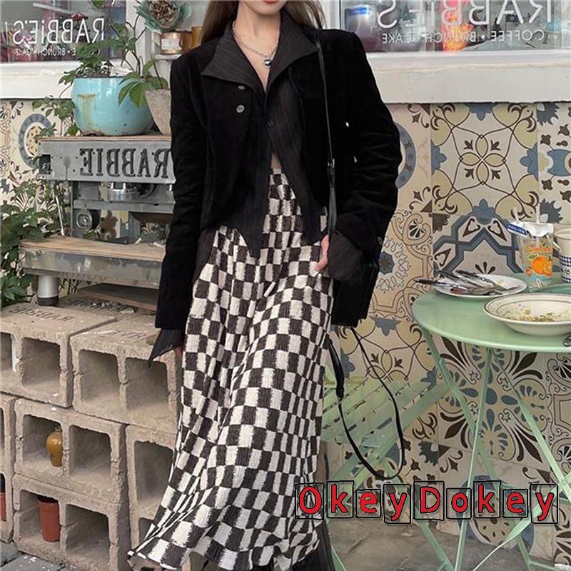 Áo sơ mi dài tay cổ bẻ gài nút màu đen phong cách cổ điển thời trang cho nữ