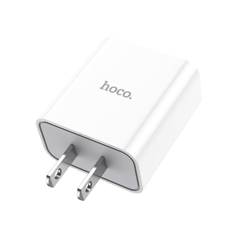 Bộ Củ Sạc Nhanh Hoco C81 Kèm Cáp iPhone/ Micro USB/ Type C - Bộ Cáp Sạc Nhanh 5V/2.1A - Bảo Hành Chính Hãng 12T