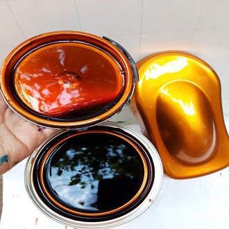 Màu vàng cam candy 91 (Sơn oto xe máy) đóng chai 100gam hệ màu chuẩn, cho xe máy, ô tô đẹp sang trọng, quý phái | BigBuy360 - bigbuy360.vn