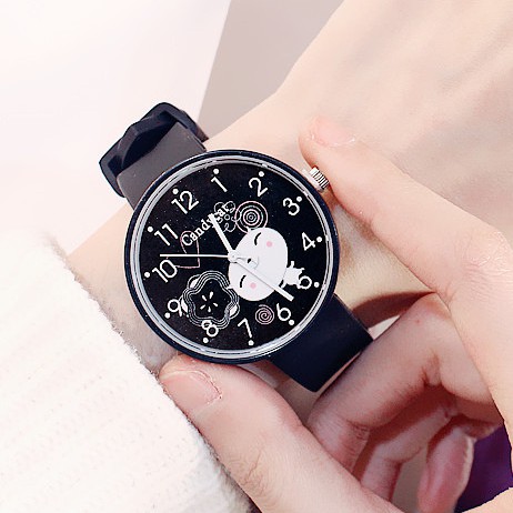 Đồng hồ thời trang nữ dây cao su mặt thú xinh Candycat PKHRCAT001 (Đường kính mặt: 36 mm) | BigBuy360 - bigbuy360.vn