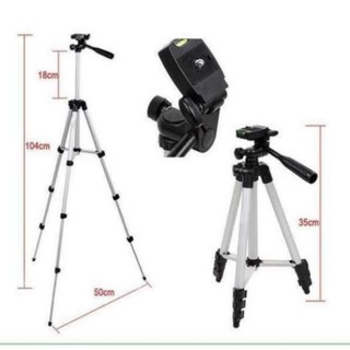 Chân máy ảnh Tripod 3110 tặng Giá kẹp điện thoại, Remote bluetooth và Túi đựng Chính Hãng [vthm9]