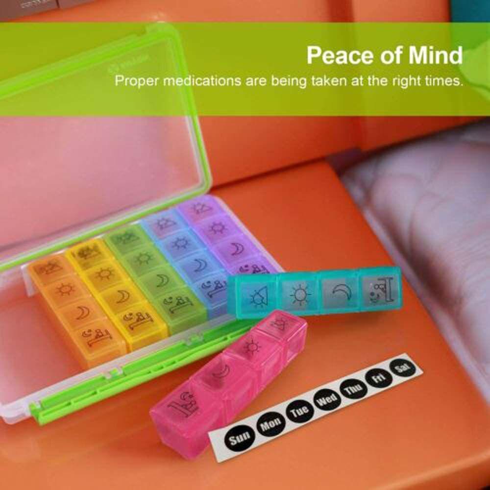 JARRED Hộp Đựng Thuốc 7 Ngày Chống Nước Tiện Dụng