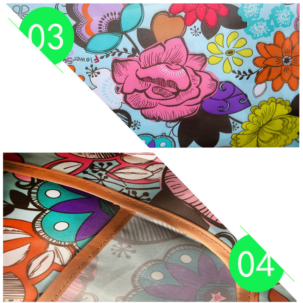 Túi mua sắm chất liệu thân thiện với môi trường chống thấm nước bằng polyester dung tích lớn có thể gập lại được