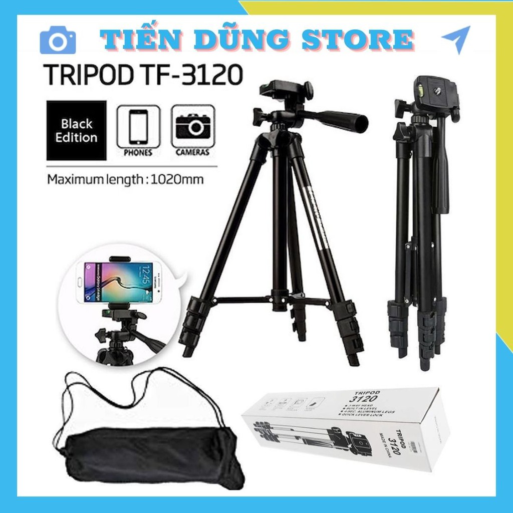 FreeShip- Sản Phẩm Cao Cấp GẬY LIVESTREAM 3 CHÂN CỰC HOT- TRIPOD 3120