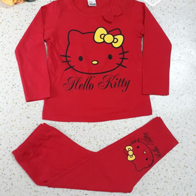 Bộ tay dài Hello kitty