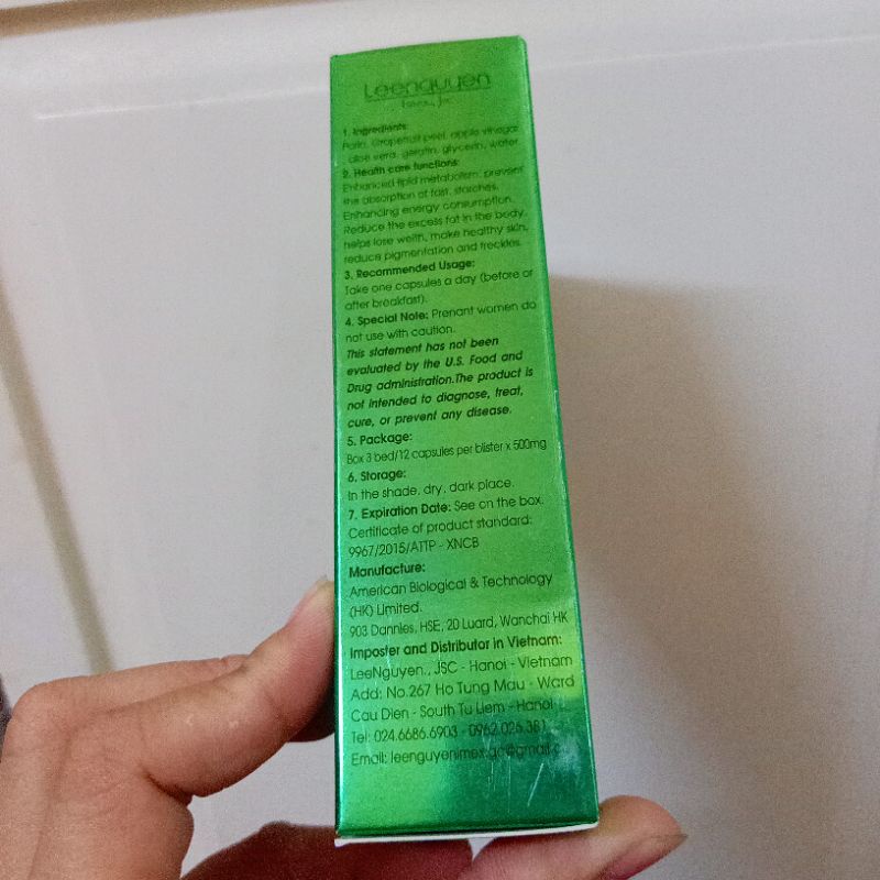 Sevenday hộp 36 viên liệu pháp giảm cân an toàn hiệu quả từ thảo dược