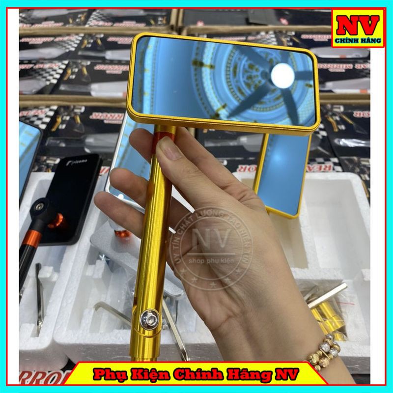 Gương Chiếu Hậu Hình Iphone Nhôm CNC - Hàng Loại 1