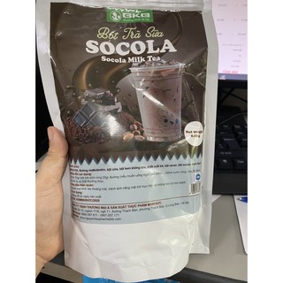 Bột pha trà sữa vị socola 1kg (tặng 5 ống hút)