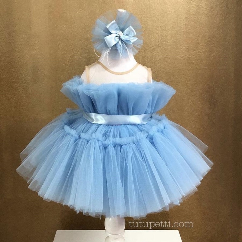 Đầm công chúa xoè bông hoa nhiều tầng - Tiệm may Nắng