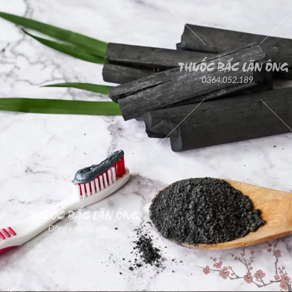 Bột than hoạt tính nguyên chất 100g (Bột tinh than tre)