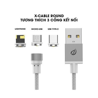 Cáp sạc 3 đầu nam châm X - CABLE 360