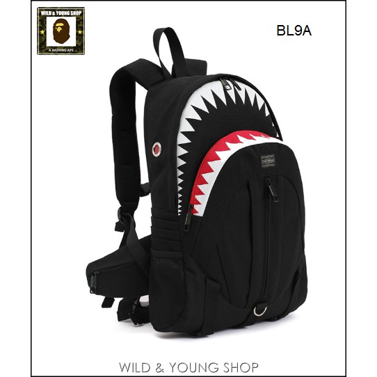 ⚡️HOT SALE ⚡️ Balo Shark Hàm Cá Mập Canvas dày Loại Xịn Size to 50 x 33 cm (BL9)