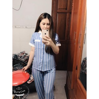 Đồ bộ pijama lụa satin