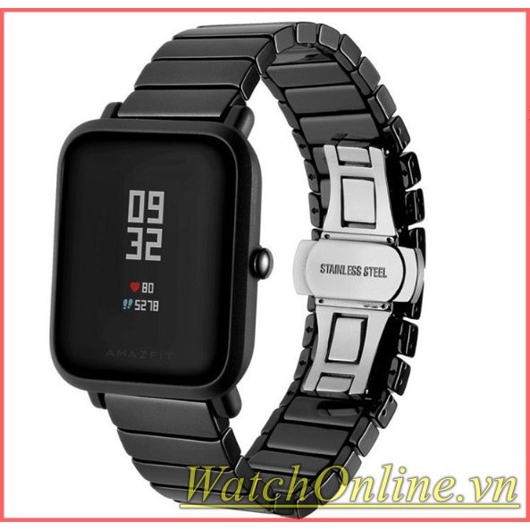 Dây Gốm Ceramic thay thế Amazfit Bip/ GTS