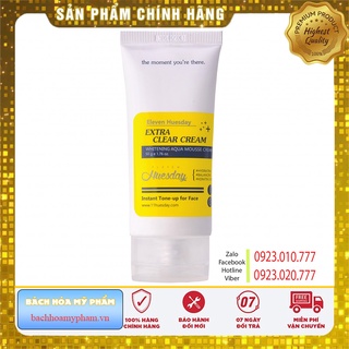 Kem Extra Clear Cream Huesday Dưỡng Ẩm Làm Trắng - Hàng chính hãng Korea