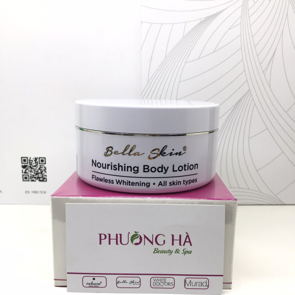 Kem dưỡng thể trắng da toàn thân Bella Skin Nourishing Body Lotion 200g