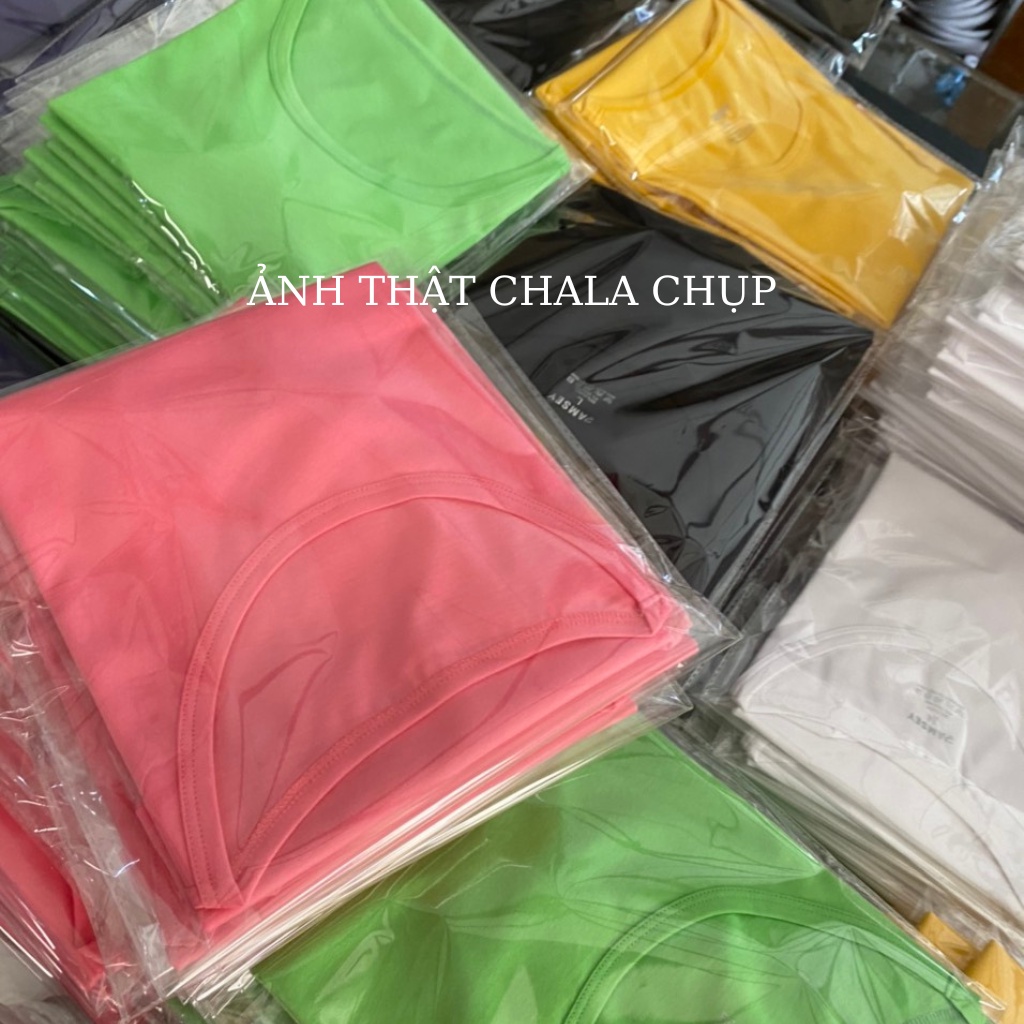 Áo Thun Cổ Tròn Chala_bigsize,Áo Phông Cộc Dáng Ôm Body Nâng Ngực Phom Siêu Xinh