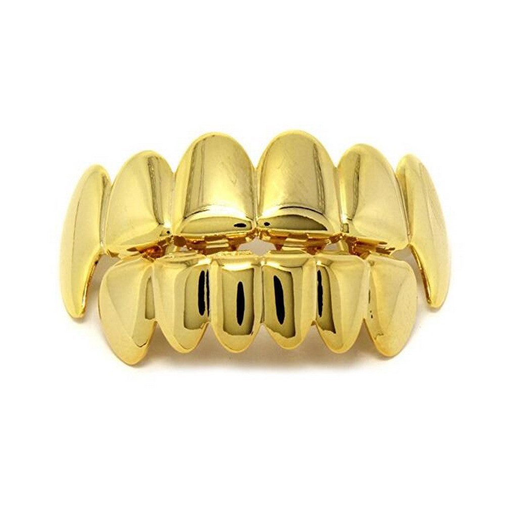 Sale 70% Răng  Grillz 2 hàm  - 2 loại răng thường và răng nanh, Silver Giá gốc 140,000 đ - 26C137