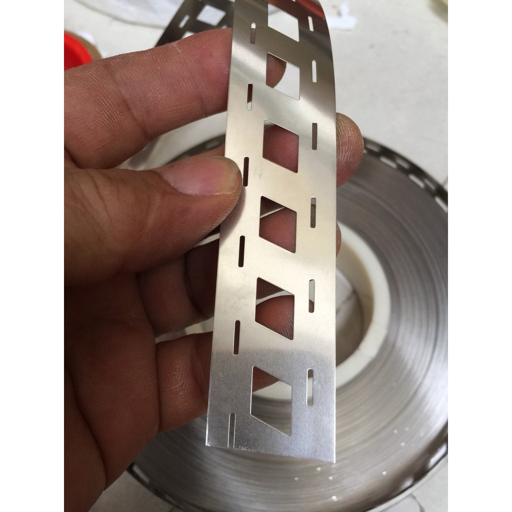 Kẽm hàn Nickel Offset 2P dày 0.2mm pin 32650  26650 18650