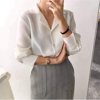 [Ảnh thật]Áo sơmi công sở siêu xinh
