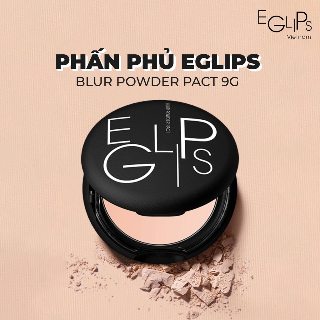 Phấn Phủ Dạng Nén Eglips Blur Powder Pact 9g