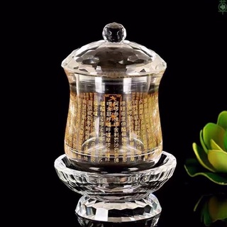 Chén Pha Lê Đại Bi Đế Tròn To (Có Nắp)