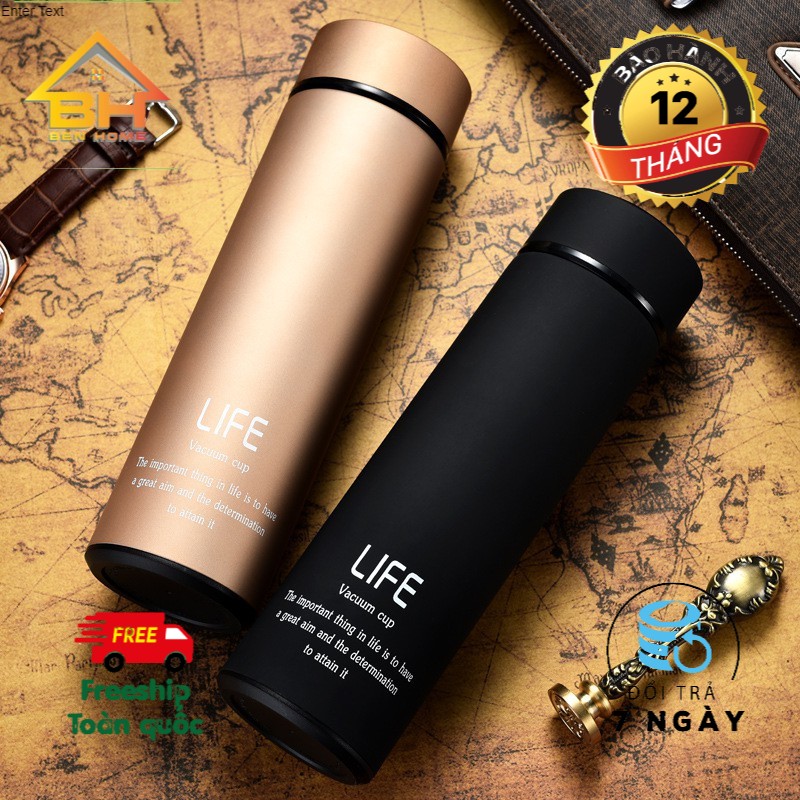 [FREESHIP] Bình giữ nhiệt - Bình Life Vaccum 450ml 2021 siêu tiện lợi cho cá nhân
