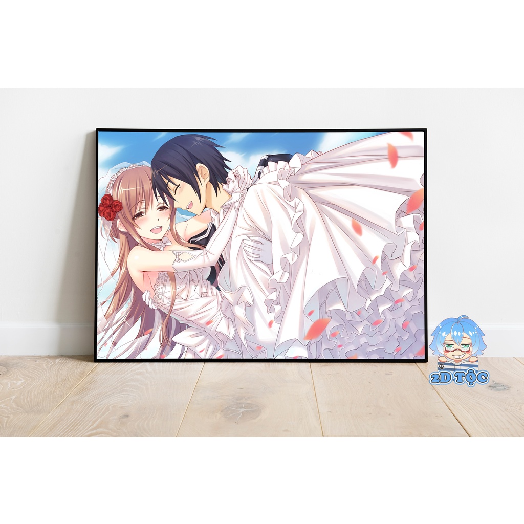 Tranh poster A3 dán tường Yuuki Asuna (17) Anime Manga Sword Art Online  - 2D Tộc Shop