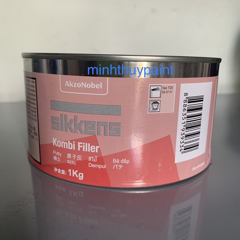 Bả matit ô tô,xe máy Sikkens Kombi Filler (1Kg)