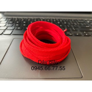 Dây giày air jordan 1 high-màu đỏ chính hãng