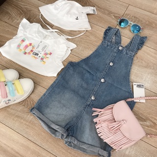 Yếm Jean HM authentic UK bé gái mềm mát