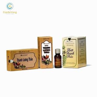 Cửa Sổ Vàng Combo Bảo Vệ Sức Khỏe 1 Thanh Lương Thảo, 1 Tinh Dầu, 1 Thiệt Thanh Thảo (Bộ 3 Hiệp Sĩ)