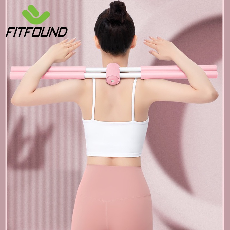 Set 2 Gậy Tập Yoga Định Hình Chống Gù Lưng Chỉnh Dáng Tăng Chiều Cao