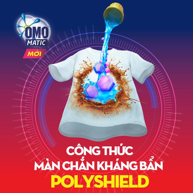 Nước giặt Omo Matic cửa trên túi 2.9kg