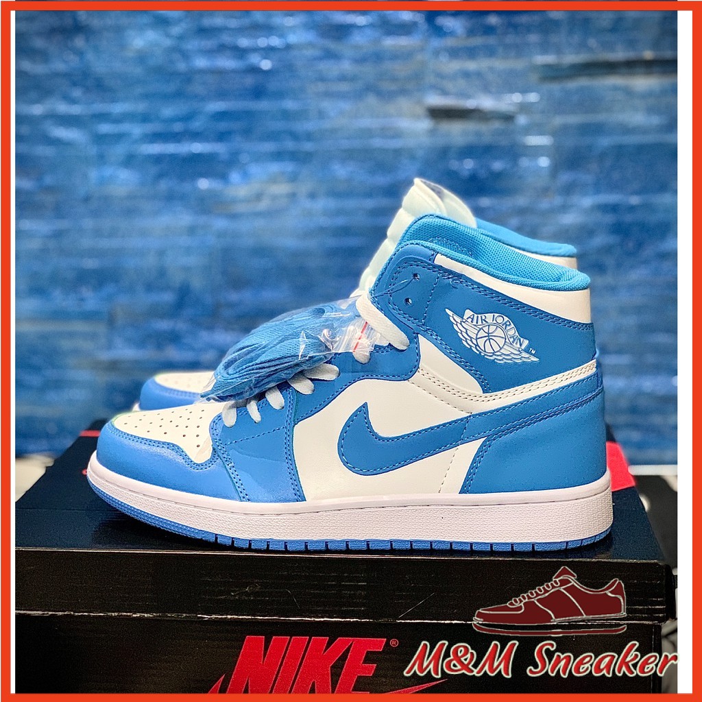 (FREESHIP+QUÀ TẶNG) Giày thể thao AIR JORDAN 1 Retro High UNC xanh trắng cổ cao cực đẹp | BigBuy360 - bigbuy360.vn