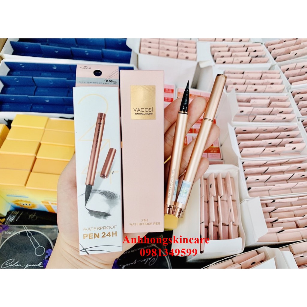 Bút Kẻ mắt Vacosi Waterproof Pen 24h | BigBuy360 - bigbuy360.vn