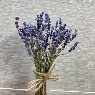 Hoa khô Lavender Pháp 50 cành (Cả lọ và hoa)