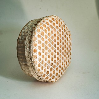 Rổ tre đan tròn đựng trái cây - Trang trí decor