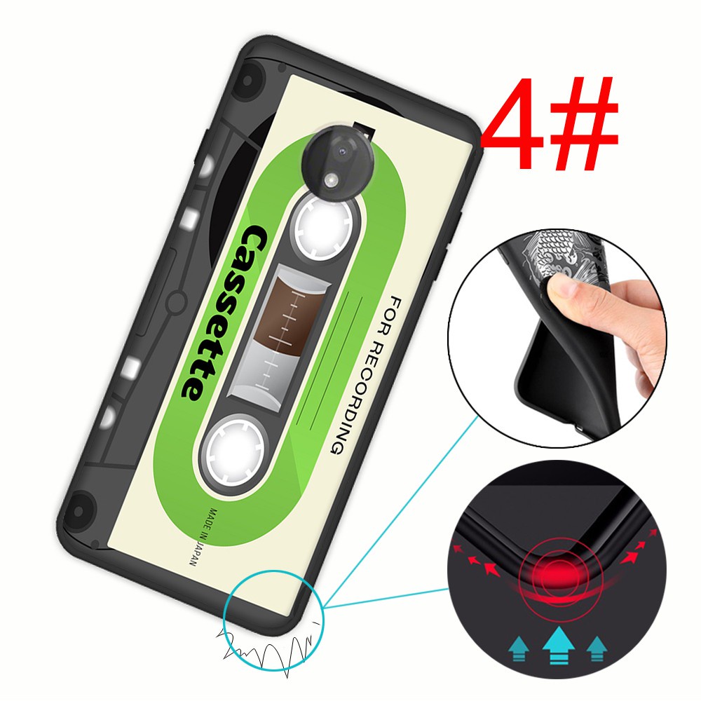 Ốp Điện Thoại Silicon Mềm Hình Băng Cassette 5yx Cho Iphone X Xs Xr 11 12 Mini Max Pro