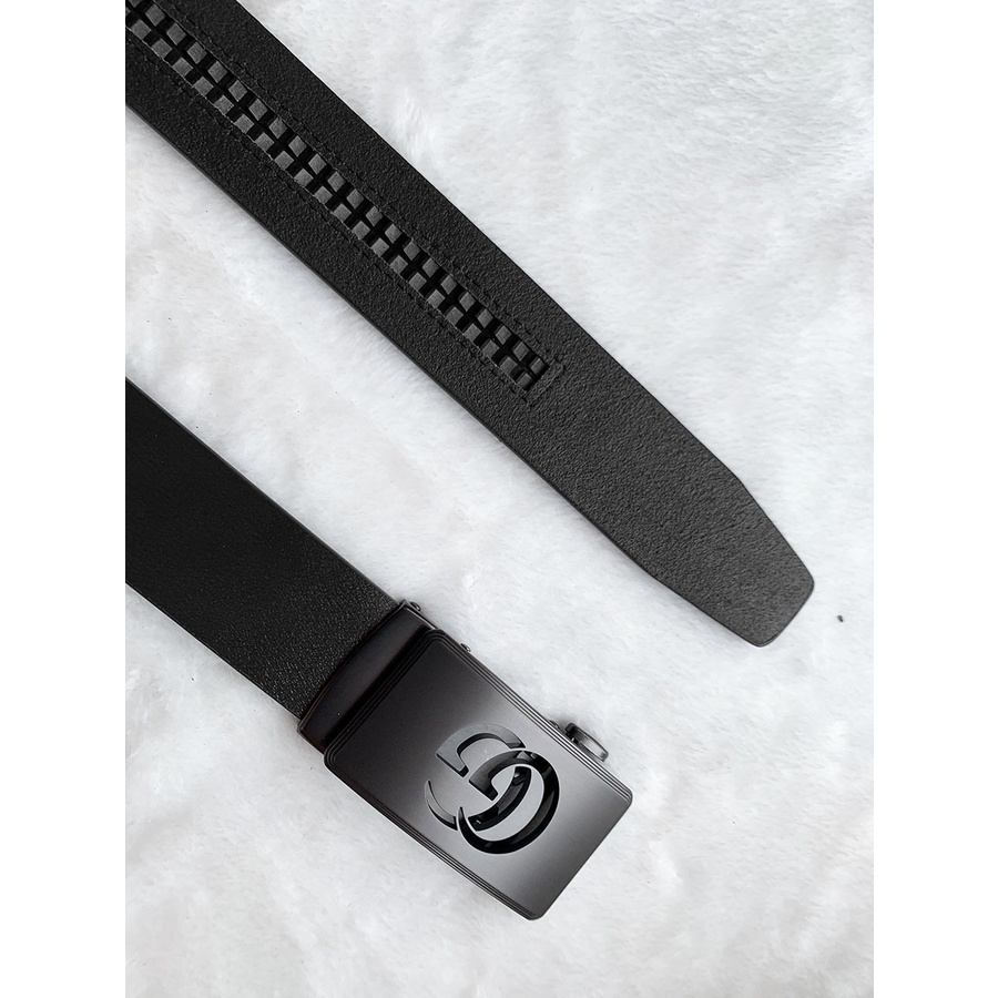 Thắt lưng da GG nhập khẩu italy dây nịt nam hàng cao cấp da bò 100% bản rộng 3.5cm