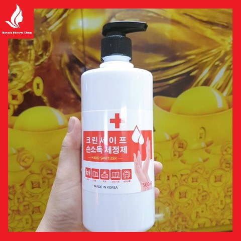 Nước rửa tay khô sát khuẩn Hàn Quốc chai lớn 500ml