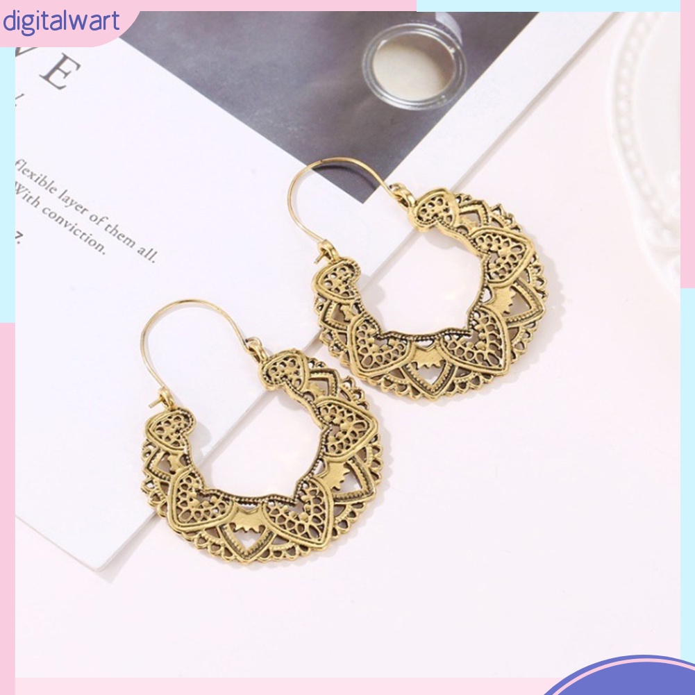 Đôi Khuyên Tai Hình Cánh Hoa Phong Cách Vintage Thời Trang Cho Nữ