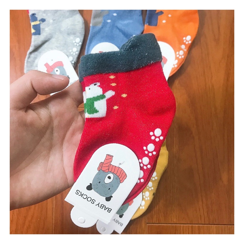 Freeship 50k ⚡ Tất chống trượt trẻ em,cho bé, nhiều hình dễ thương, chất lương, giá rẻ