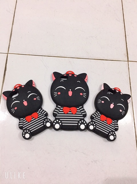 Ốp Cao Su Mèo Ip 6Plus,6SPlus