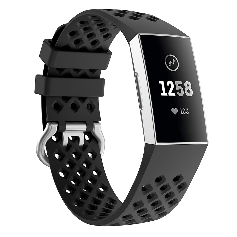 Dây silicon thay thế cho đồng hồ Fitbit Charge 3